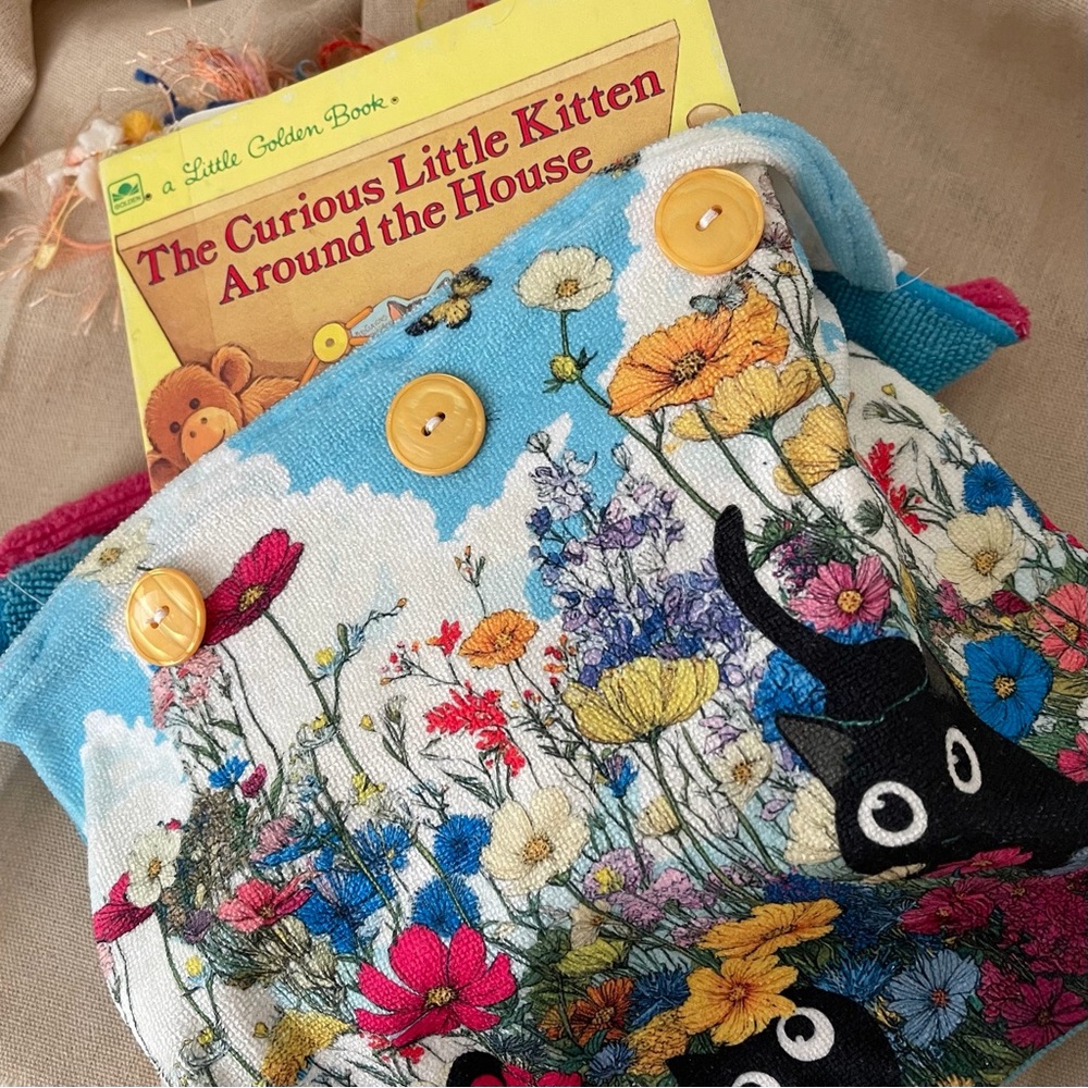 Junk Journal The Curious Little Kitten Around the House Little Golden Book - Picture 16 of 16